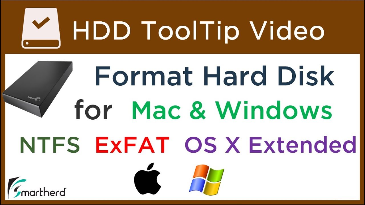 format for windows and mac hard drive